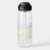 Alleen positieve vibraties waterfles (Achterkant)