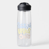 Alleen positieve vibraties waterfles (Voorkant)