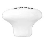 Alleen positieve virussen Citaat & Meditation Yoga Keramische Knop (Zijkant)