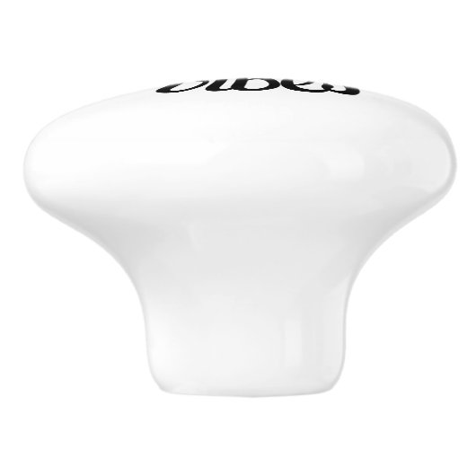 Alleen positieve virussen Citaat & Meditation Yoga Keramische Knop (Zijkant)