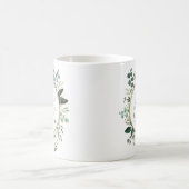 Alleen positieve virussen - moderne Greenery Folia Koffiemok (Center)