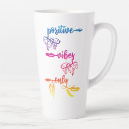 Alleen positieve virussen, Rainbow Ombre Boho Latt Latte Mok