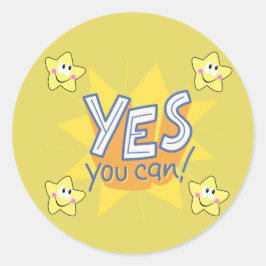 Alleen positieve virussen ronde sticker