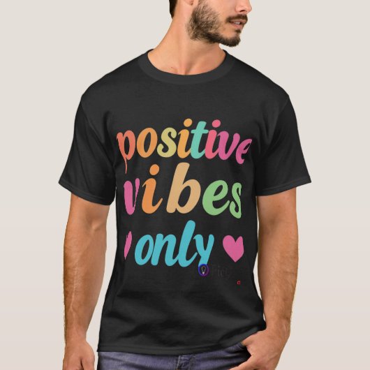 Alleen positieve virussen t-shirt (Voorkant)