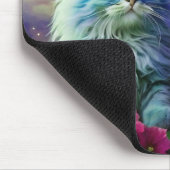 alleen purple cat mouse pad designed for cat lover muismat (Hoek)