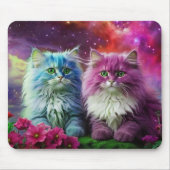 alleen purple cat mouse pad designed for cat lover muismat (Voorkant)