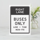 Alleen rechterlinkerbus kaart (Staand voorkant)