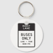 Alleen rechterlinkerbus sleutelhanger (Achterkant)