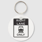 Alleen rechterspoor sleutelhanger (Voorkant)