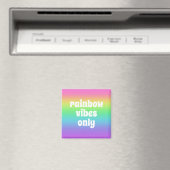 Alleen regenboogvibes magneet (Insitu (Vaatwasser))