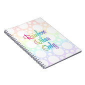 Alleen regenboogvibes notitieboek (Rechterzijde)