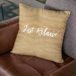 Alleen Relaxin' Shoreline Grass & Sand Sierkussen