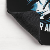 Alleen remmen voor Apres ski snowboarden wintersne Muismat (Hoek)