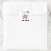 Alleen repire ronde sticker (Tas)