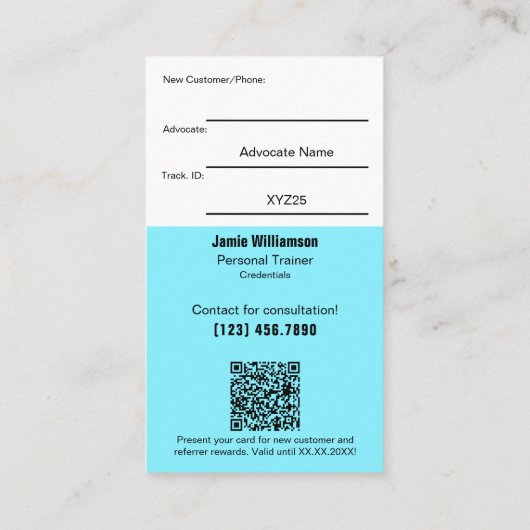 Alleen resultaten veranderen loyale atleten in adv aanbevelingskaartje (Achterkant)