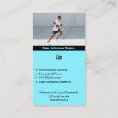 Alleen resultaten veranderen loyale atleten in adv aanbevelingskaartje (Voorkant)