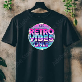 Alleen retro vibes t-shirt