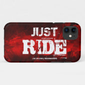 Alleen Ride Case-Mate iPhone Case (Achterkant (horizontaal))
