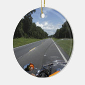 Alleen Ride Keramisch Ornament (Links)