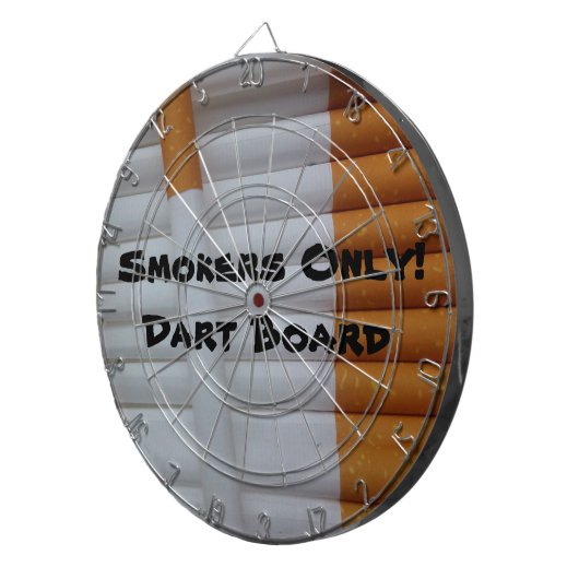 Alleen rokers! Dart Board Dartbord (Voorkant Rechts)