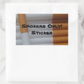 Alleen rokers! Sticker (Tas)