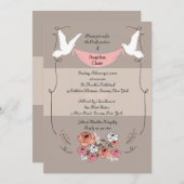 Alleen Rosy Confirmation Kaart (Voorkant / Achterkant)