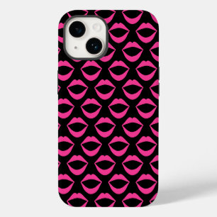 Alleen roze lippenstift om te dragen iPhone 14 hoesje