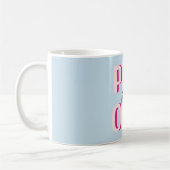 Alleen roze vibes koffiemok (Links)