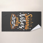 Alleen Sauna-sfeer Sauna-enthousiast Spa-dag Badhanddoek (Badhanddoek)