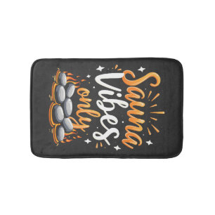 Alleen Sauna-sfeer Sauna-enthousiast Spa-dag  Badmat