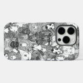 alleen schapen zwart wit Case-Mate iPhone case (Achterkant (horizontaal))