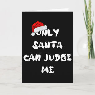 Alleen Sinterklaas kan over me oordelen  Kaart