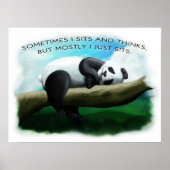 Alleen Sits Poster (Voorkant)