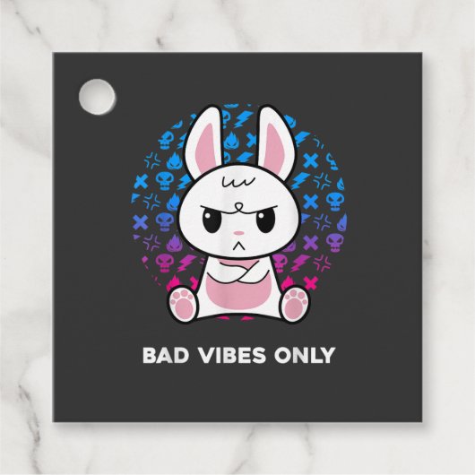 Alleen Slechte Vibes Bedankjes Labels (Voorkant)