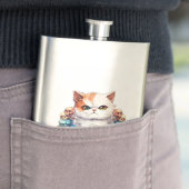 Alleen slechte vibes - Fierce Cat & Skulls Gothic  Flacon (Voorbeeld)