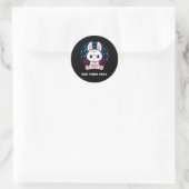 Alleen Slechte Vibes Ronde Sticker (Tas)