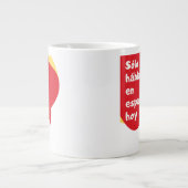 Alleen Spaans vandaag - 20 Ounce Grote Koffiekop (Voorkant)