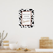 Alleen Sparkle | Modern Motivatie Poster (Keuken)