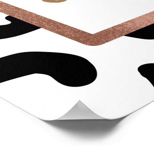 Alleen Sparkle | Modern Motivatie Poster (Hoek)