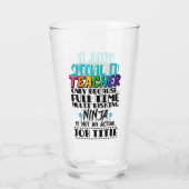 Alleen speciale Ed-leraar omdat fulltime multi Glas (Achterkant)