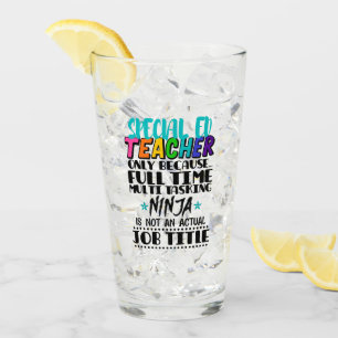 Alleen speciale Ed-leraar omdat fulltime multi Glas