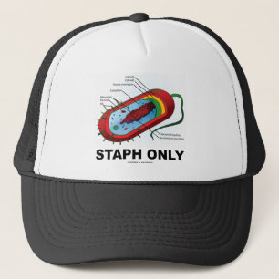 Alleen Staph (Bacteria Health Medicine Humor) Trucker Pet