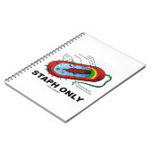 Alleen Staph (Bacterium Diagram Prokaryote Bacteri Notitieboek (Linkerzijde)