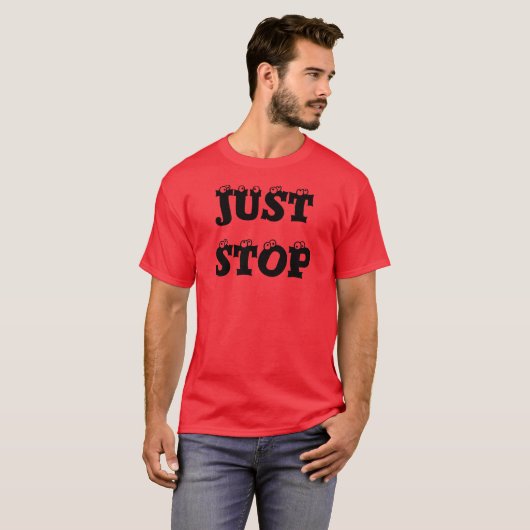 ALLEEN STOP T-Shirt (Voorkant volledig)