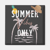 Alleen stralen met zomerbloem magneet (Voorkant)