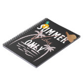 Alleen stralen met zomerbloem notitieboek (Linkerzijde)