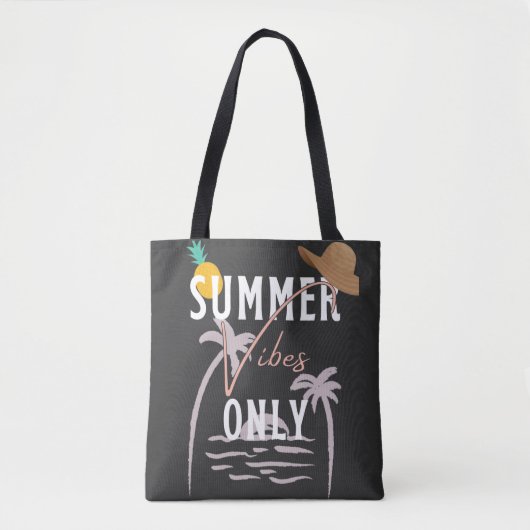 Alleen stralen met zomerbloem tote bag (Voorkant)