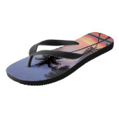 Alleen strandstemming paar teenslippers (Schuin)