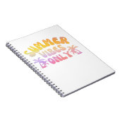 ALLEEN SUMMER VIBES NOTITIEBOEK (Rechterzijde)