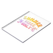 ALLEEN SUMMER VIBES NOTITIEBOEK (Linkerzijde)